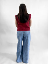 Cargar imagen en el visor de la galería, Chaleco punto grueso con botones