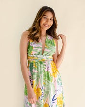 Cargar imagen en el visor de la galería, Maxi vestido tropical mil formas