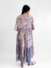 Cargar imagen en el visor de la galería, Maxi vestido hindu manga 3/4, unitalla
