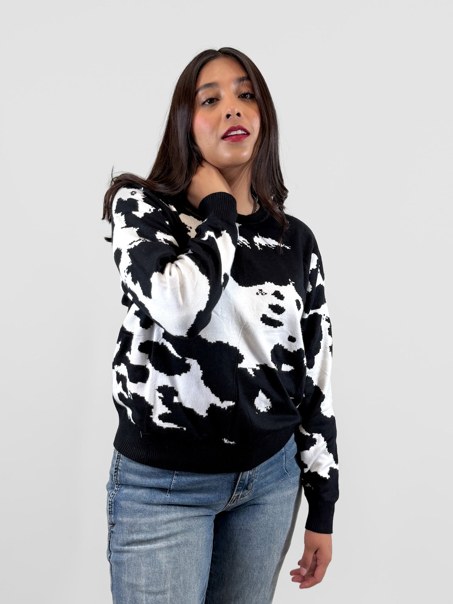 Sueter punto cowboy - Negro