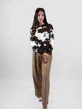 Cargar imagen en el visor de la galería, Sueter punto cowboy - Chocolate
