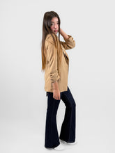 Cargar imagen en el visor de la galería, Blazer básico maga corrugada - Camel
