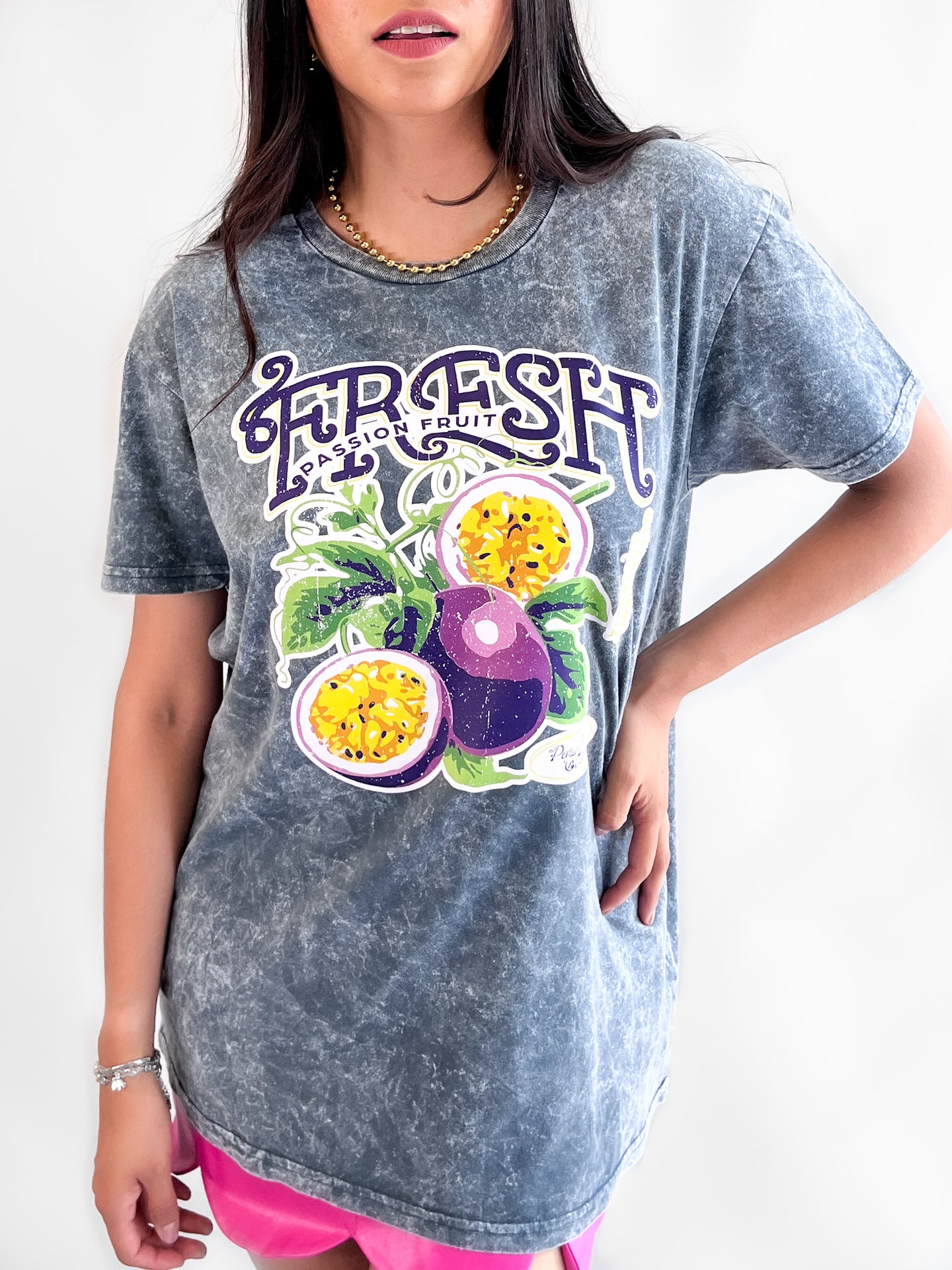 Tshirt básica oversized- Pasiflora