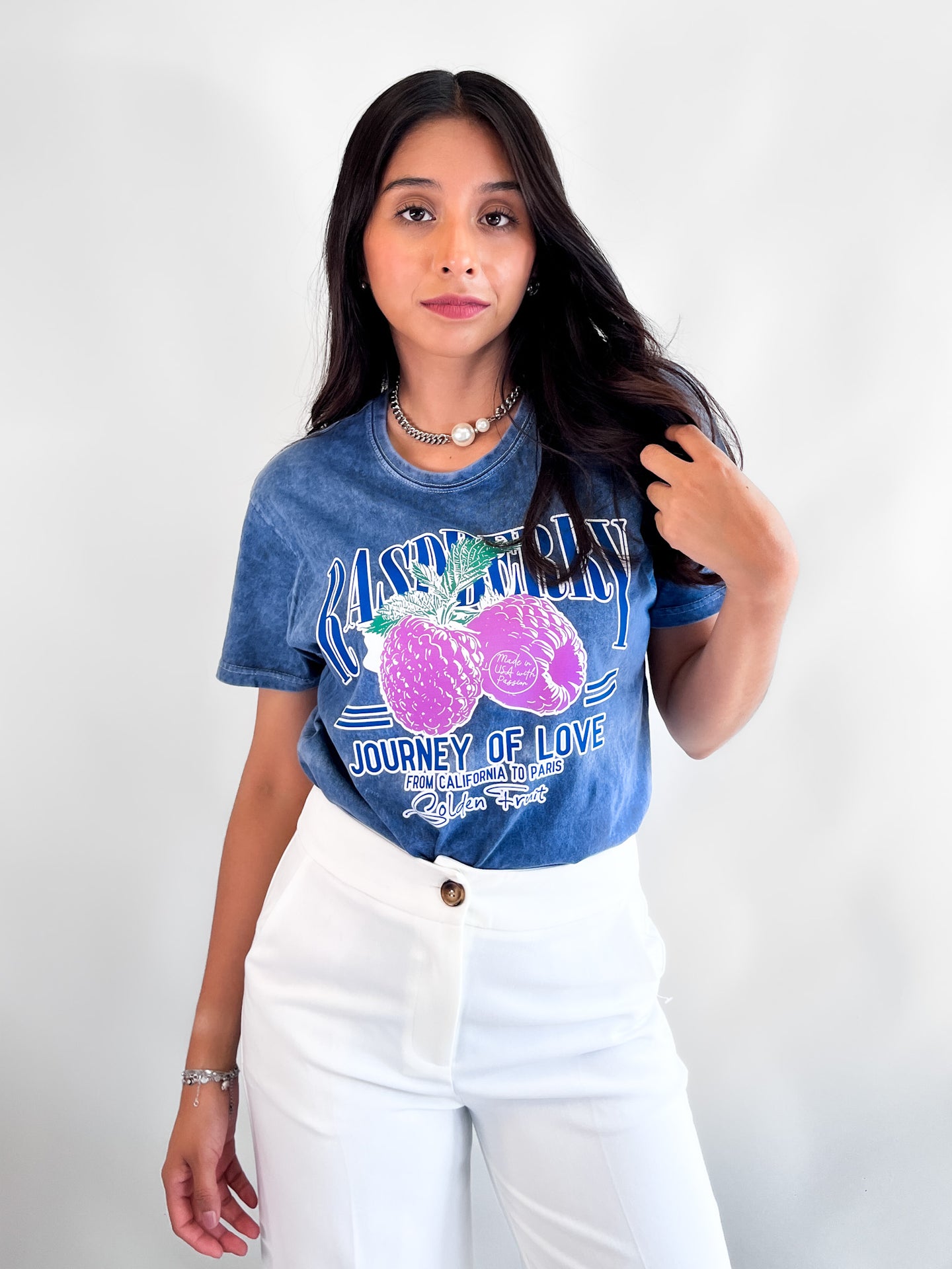 Tshirt básica oversized- Rasberry