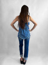 Cargar imagen en el visor de la galería, Blusa tirantes denim ondas
