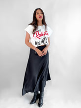 Cargar imagen en el visor de la galería, Maxi skirt satinada - Negro
