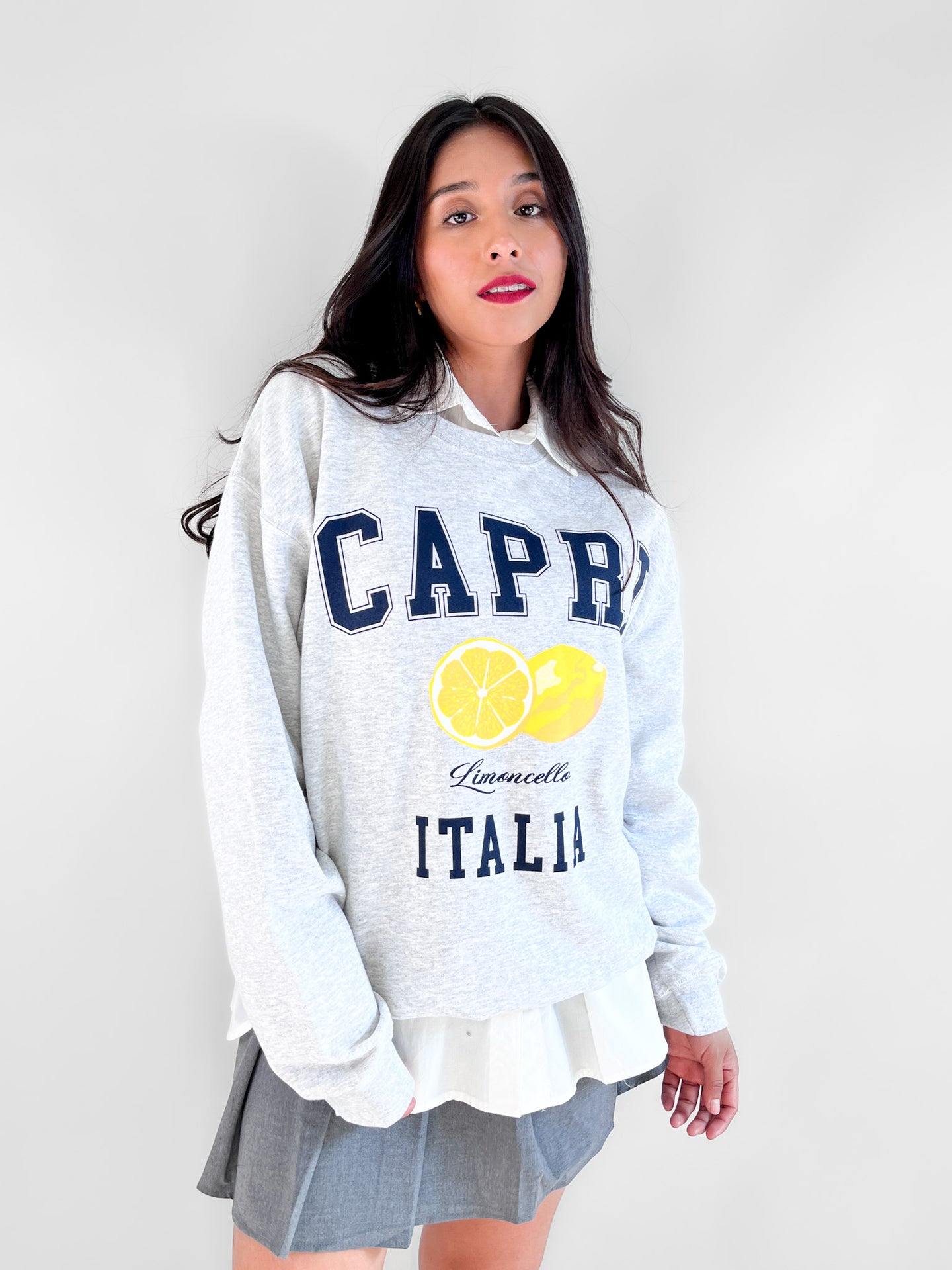 Sudadera grafica capri Italia