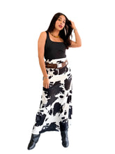 Cargar imagen en el visor de la galería, Maxi falda satin print
