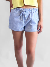 Cargar imagen en el visor de la galería, Short tipo boxer rayado - Azul

