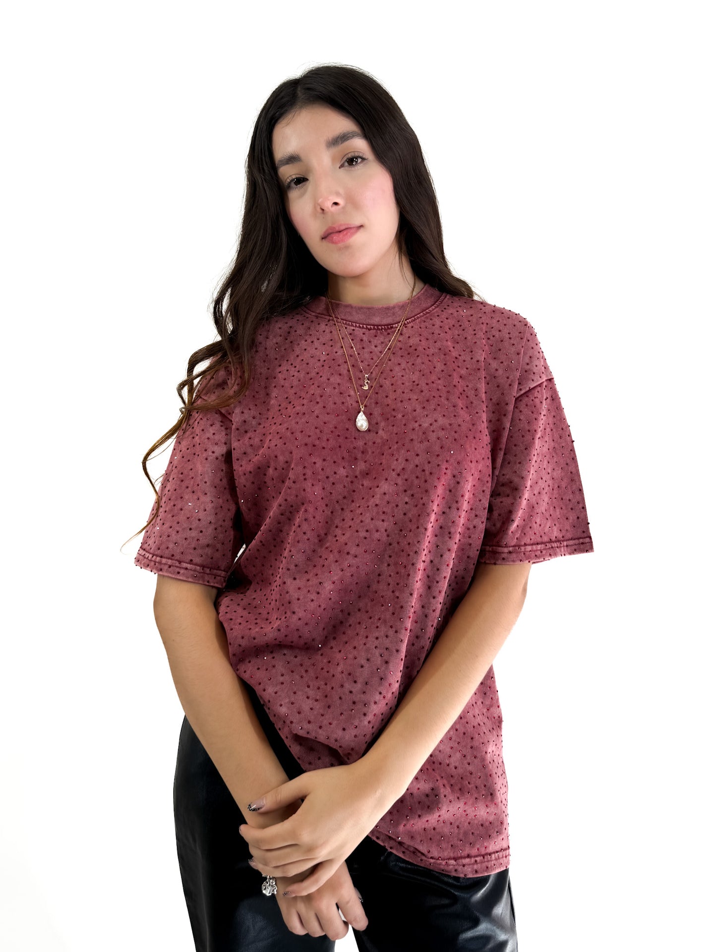 Tshirt acid wash brillos - Tinto