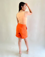 Cargar imagen en el visor de la galería, Short/bermuda wash con valenciana - Naranja
